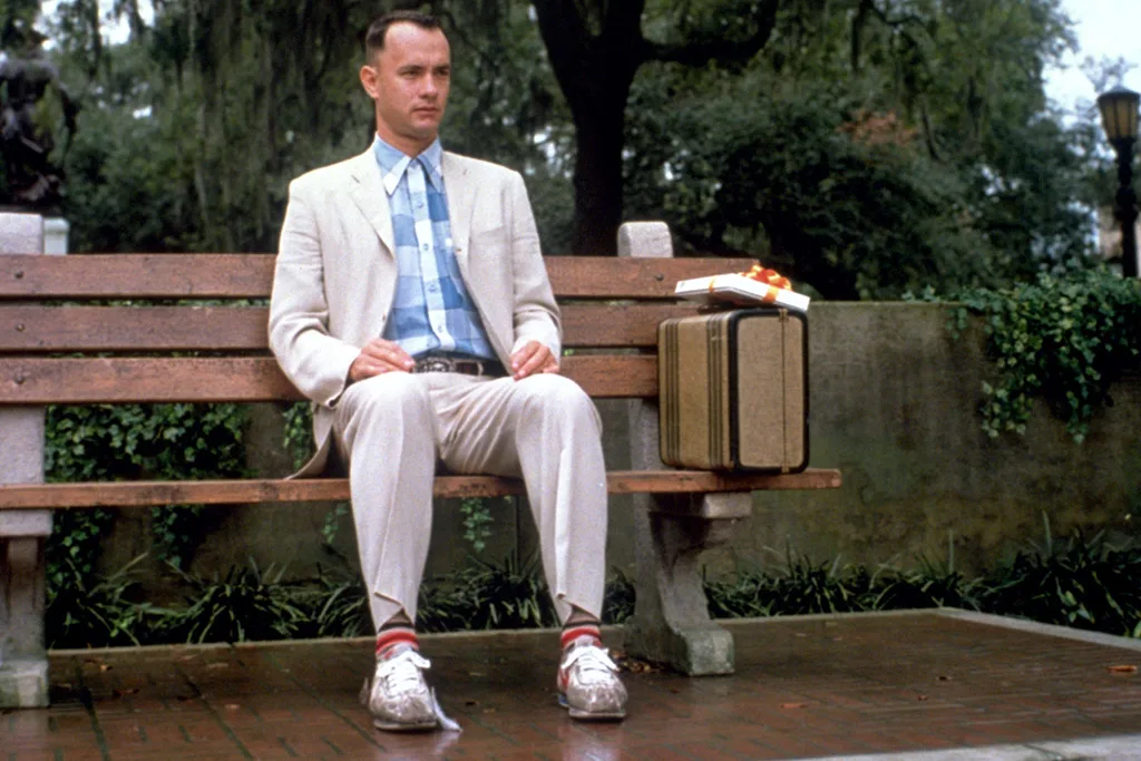 Forrest Gump w trampkach, jako metaforze życia